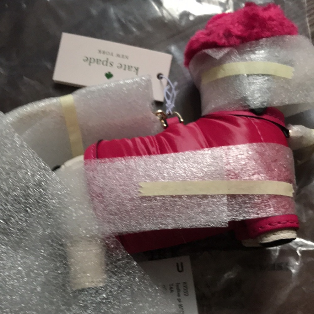 Kate Spade New York Key Chain Fesitve Dog Claude Dachshund Bag Charm Fob NWT - Picture 6 of 11